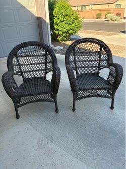 Two Wicker Chairs