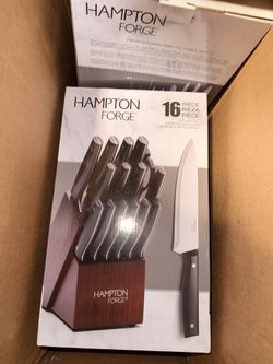 Hampton Forge 16/15 Piece Cutlery Set Please read the description;