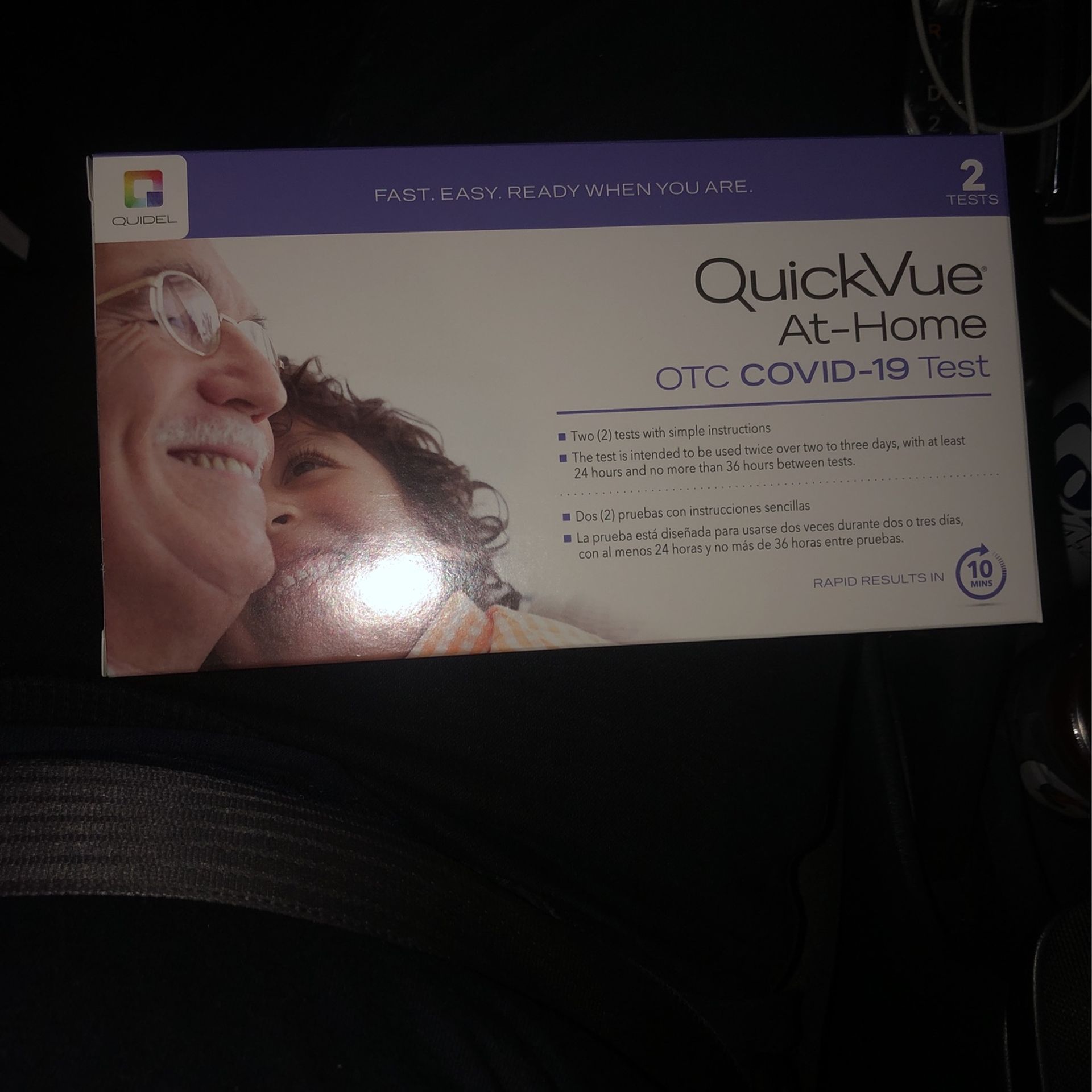 At Home C O V I D 1 9 Test Kit 2CT