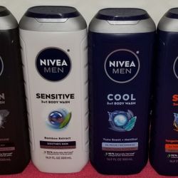 Nivea Men Body Wash 16oz Each 