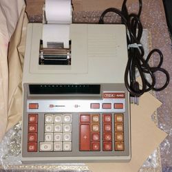 TCA 440B Electronic Calculator with 1 Roll Tape / Tested Working Vintage Japan