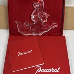 Baccarat Crystal Noël 2000 Angel Ornament – Millennium Edition – Original Box