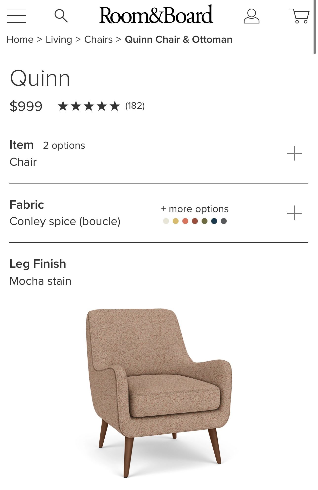 Room & Board Quinn Chair