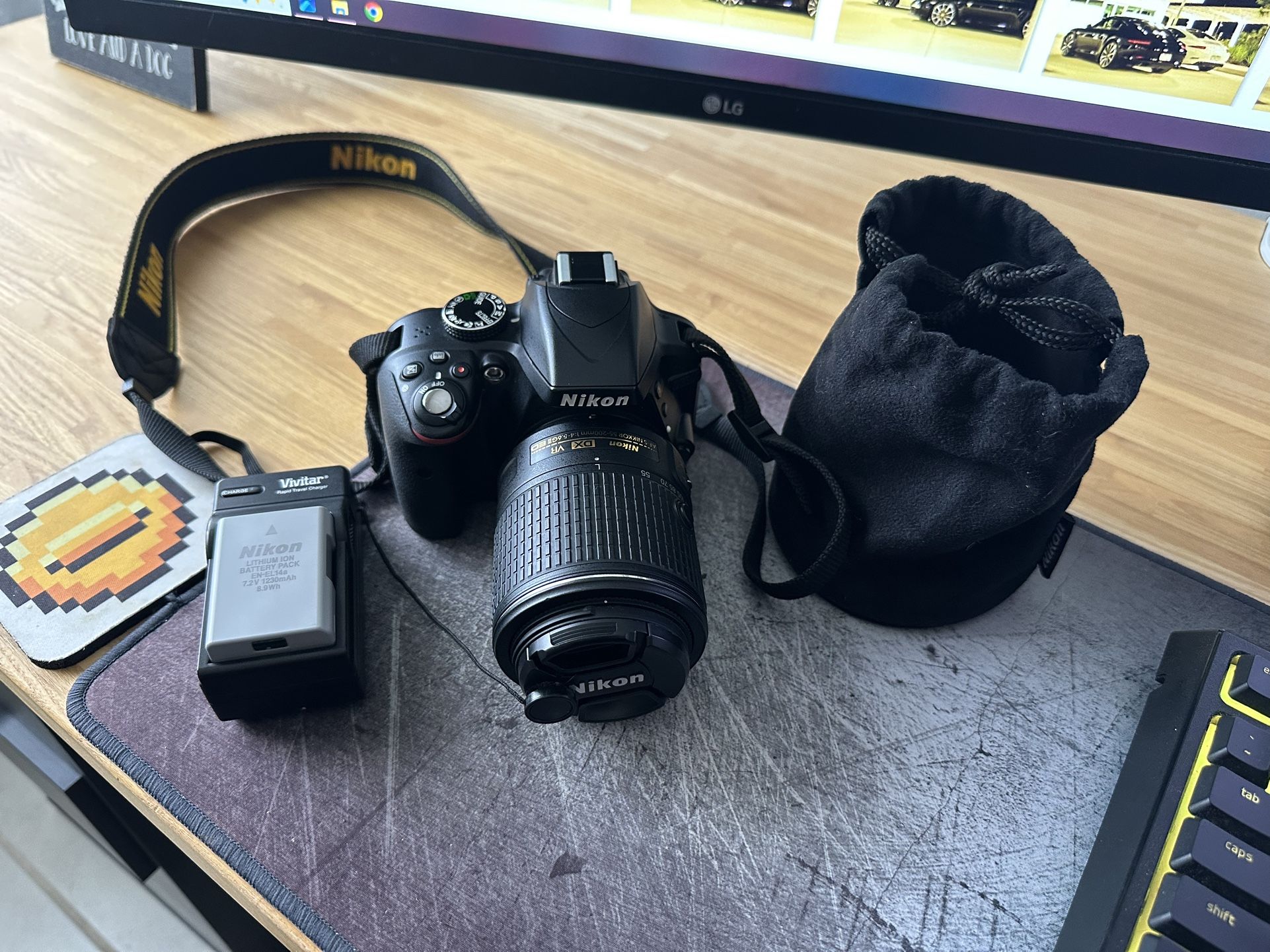 Nikon D3300 With 55-200 Lens