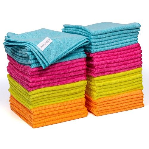 Microfiber Towels For Cleaning Kitchen Car House 12/24/50 Pack