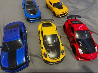 Collection metal cars