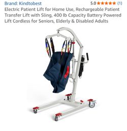 Kindtobest Electric Patient Transfer Lift with Sling