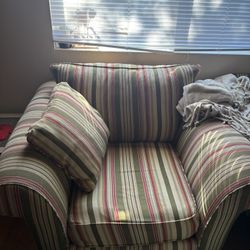 Two Striped Chairs