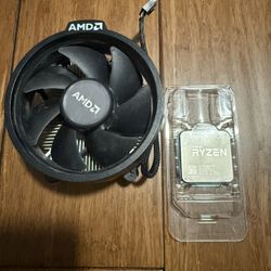 AMD Ryzen 5 1600 CPU 3.20GHz 6 Core 12 Thread AM4 + Stock Wraith Cooler