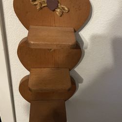 Heart Shelf With Red Heart