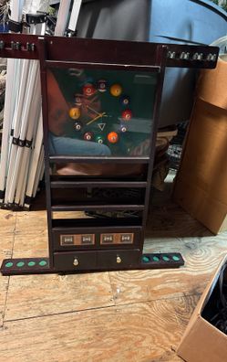 Sale Pool stick balls and chalk holder decor