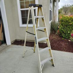 Stanley 6 Ft Fiberglass Ladder