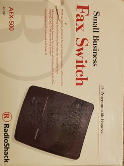 Radio Shack, Small Business Fax Switch, Model#AFX-500