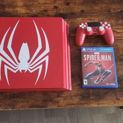 PS4 Limited Edition Spiderman 