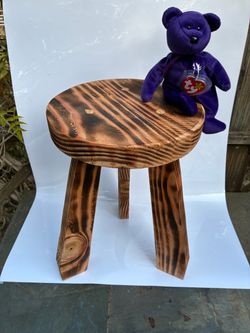Méribel Stool w/ Japanese Shosugibon Treatment