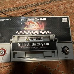 Full Throttle Battery Agm 
