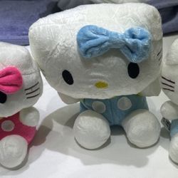 3 Hello Kitty Stuff Animals