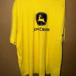 John Deere Graphic T Shirt Mens Size 3XL Used Pre Owned Good Condition 