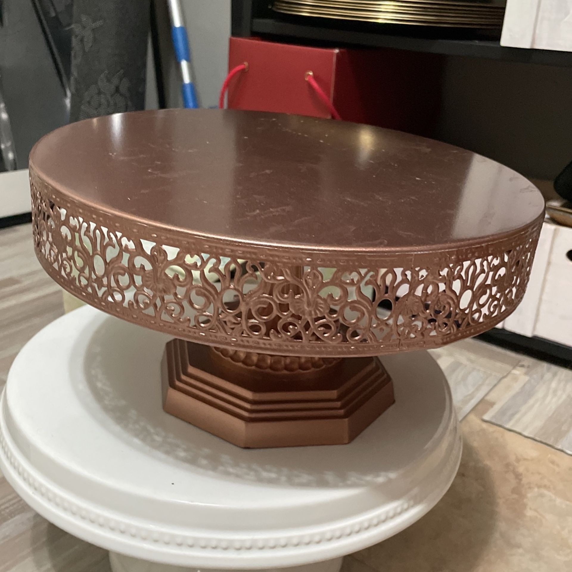 Rose Gold Cake Stand 