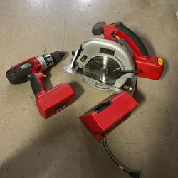 Craftsman Cordless Drill And Circular Saw