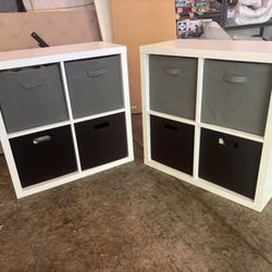 IKEA KALLAX shelfs