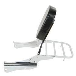 Backrest Sissy Bar Luggage Rack Fit For Honda Shadow Spirit VT750DC 01-03 05-07
