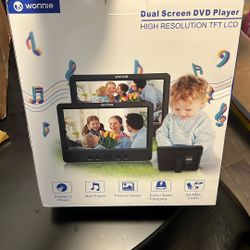 Brand New Wonnie Dual Screen DVD Player