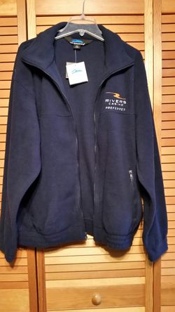 Tri-Mountain Full Zippered, Zise Large, Navy Color
