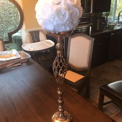 Beautiful Stand With Artificial Flower Arrangement 