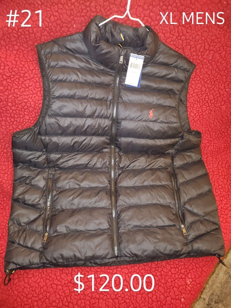 Mens XL Polo Ralph Lauren Vest