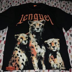 xQc Felix Lengyel Cheetah Shirt Large