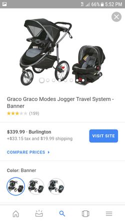 Graco modes jogger travel system clearance banner