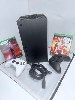 Xbox Series X 1TB Bundle w/ 2 Controllers, 2 Games, Original Box – Excellent Condition