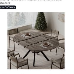 Extendable Round Table 