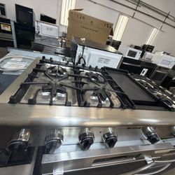 48” Thermador Gas Range Top Stainless Steel 