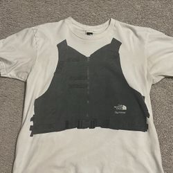 Supreme X North face Collab Vest T-shirt 