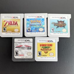 Nintendo 3DS and DS Game Cartridges Tested and Working Authentic