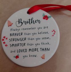 Brother Ceramic Ornaments
