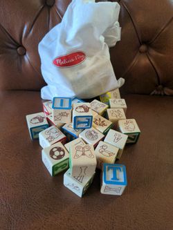 Melissa & Doug Wooden Blocks 