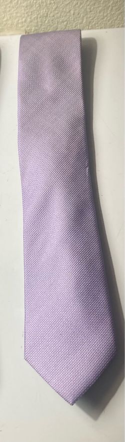 All purple tie