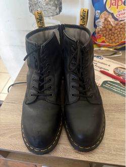 Dr Marten Steel toe boots