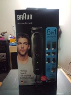 Braun 8 In 1 Hair Clippers