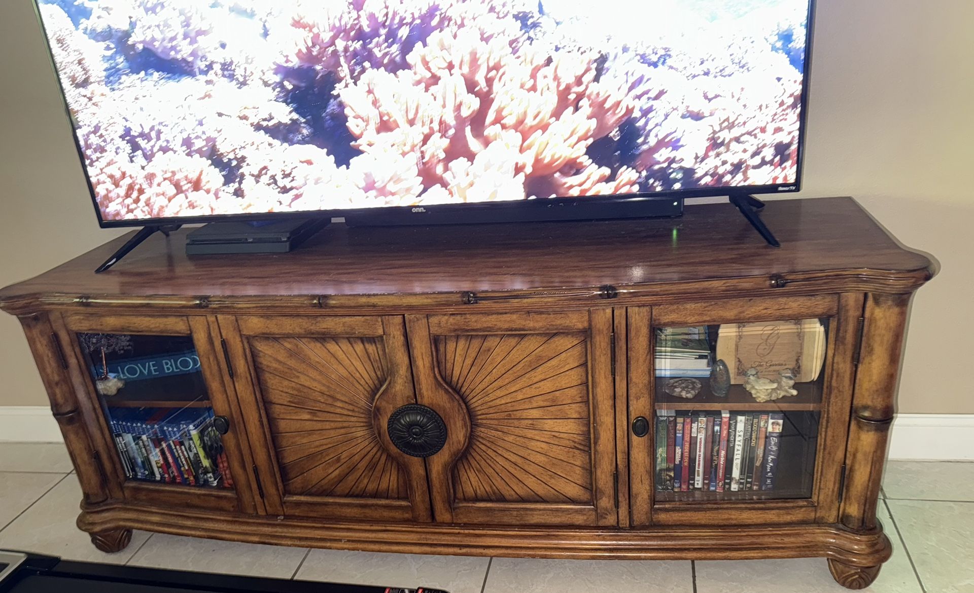 Tommy Bahama 80 Inch Long TV Table 