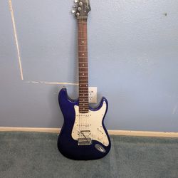 Tradition Electric Guitar. Case , Amp, Case, Strap.