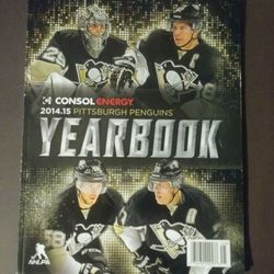 Vintage NHL 2014-15 Pittsburgh Penguins Team Yearbook Crosby Malkin Hockey NHLPA Consel Energy