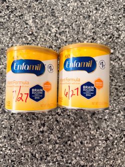 2 New Enfamil Infant Formula 12.5 oz Sealed Cans
