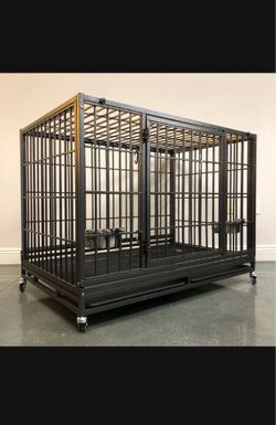 Dog pet cage kennel size 48 xl with grid and tray new in box 📦