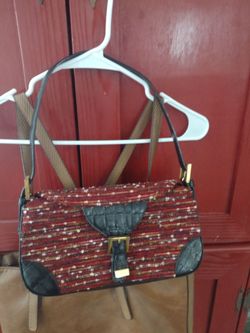 St John tweed antique bag