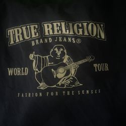 Men’s Large True Religion Zip -up 