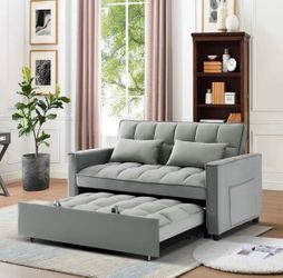 Brand new gray sofa daybed couch pull out bed
